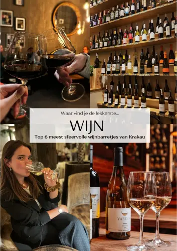 Met een goede wijn wordt je hele verblijf in Krakau extra fijn!